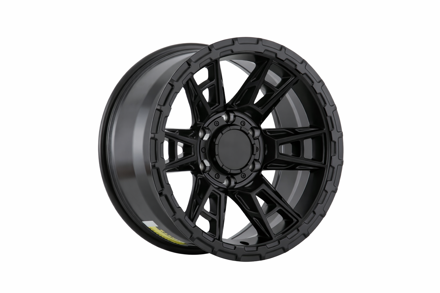 E9103 Satin Black 17x8.5 ET0 6.139 – (Square Set of 4)