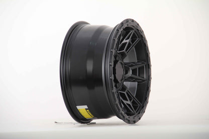 E9103 Satin Black 17x8.5 ET0 6.139 – (Square Set of 4)
