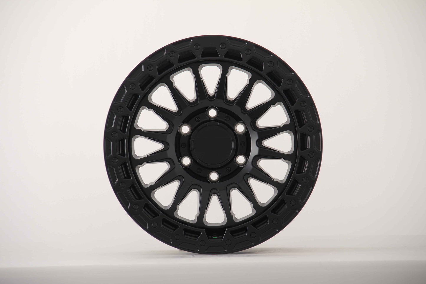 E9104 Satin Black 17x8.5 ET0 6.139 – (Square Set of 4)