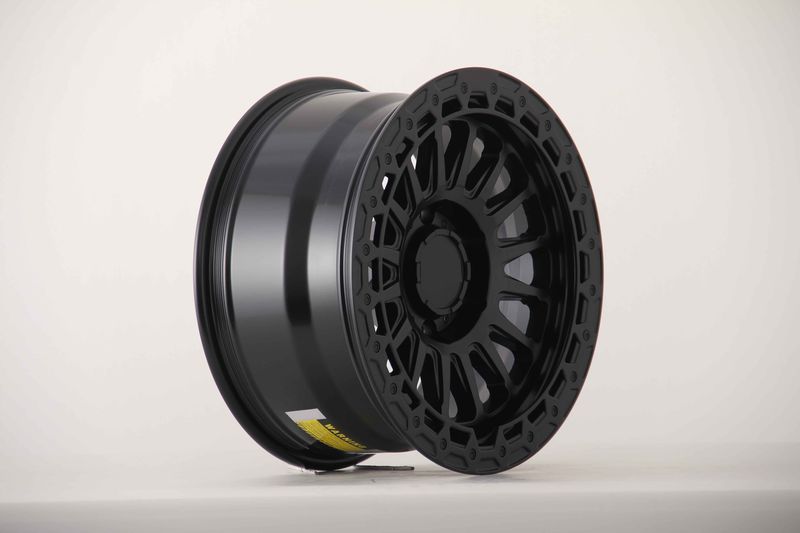 E9104 Satin Black 17x8.5 ET0 6.139 – (Square Set of 4)