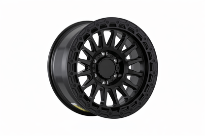 E9104 Satin Black 17x8.5 ET0 6.139 – (Square Set of 4)