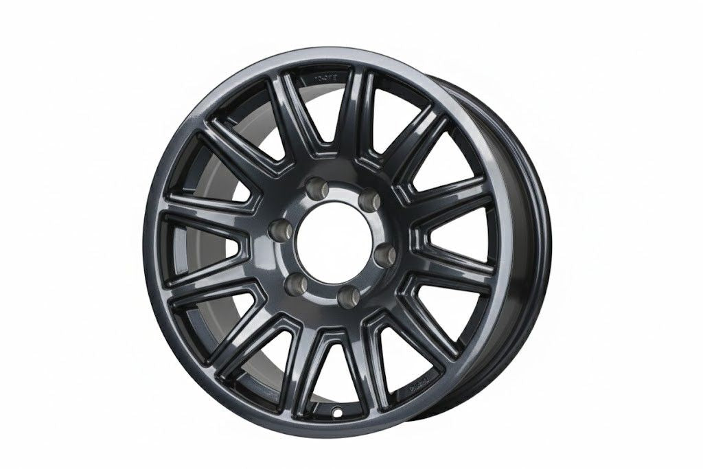 E910 Dark Gunmetal 17x8 ET0 6.139 – (Square Set of 4)