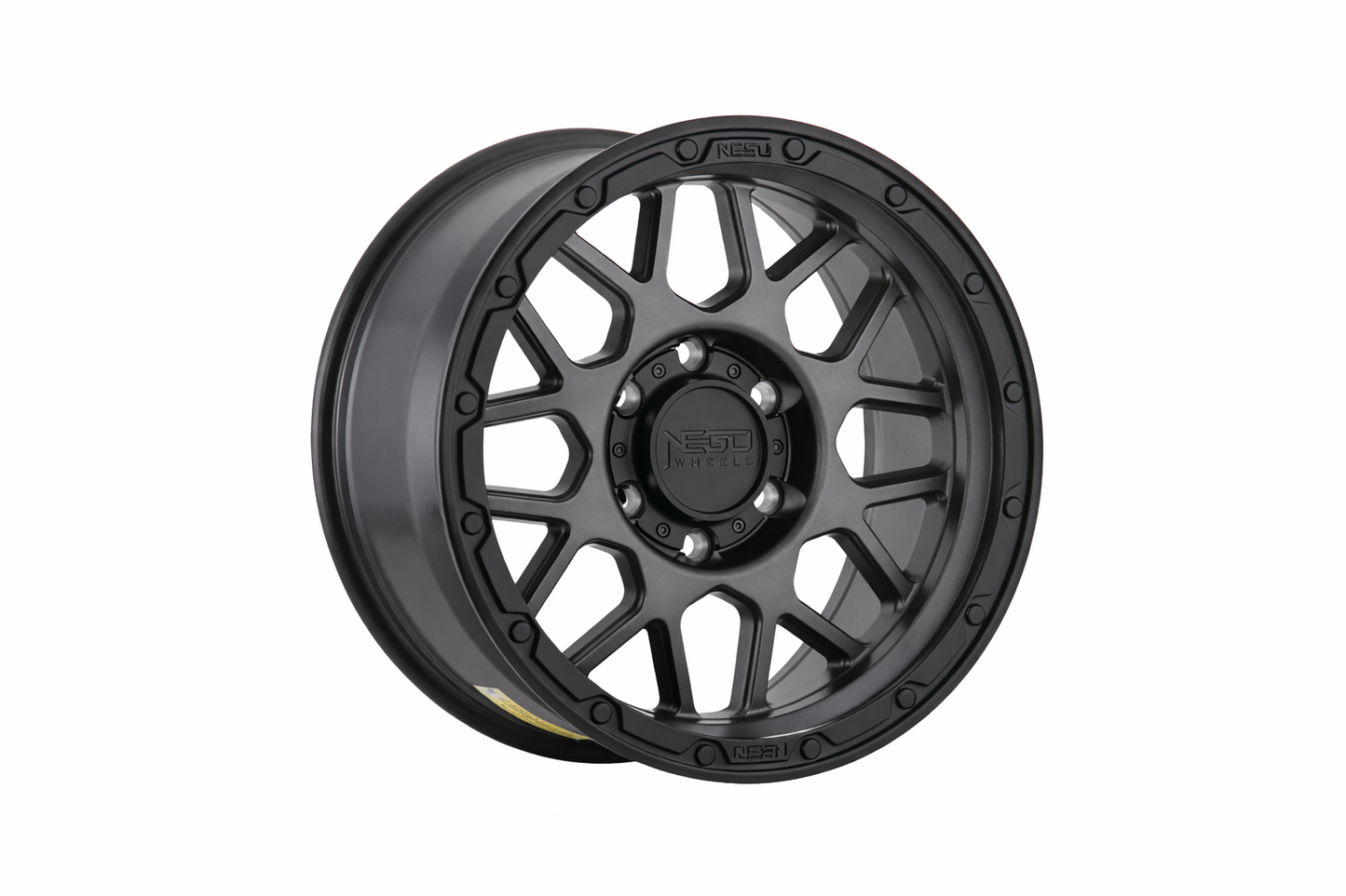 E915 Satin Gunmetal Satin Black Li 17x8.5 ET0 5.127 - Square Set (4 Wheels)