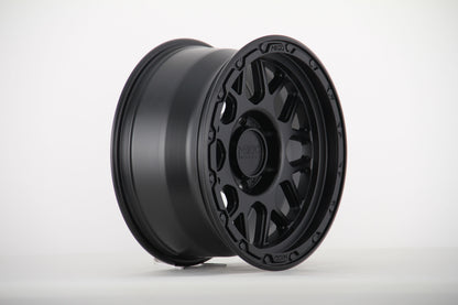 E915 Satin Black 17x8.5 ET0 5.127 - Square Set (4 Wheels)