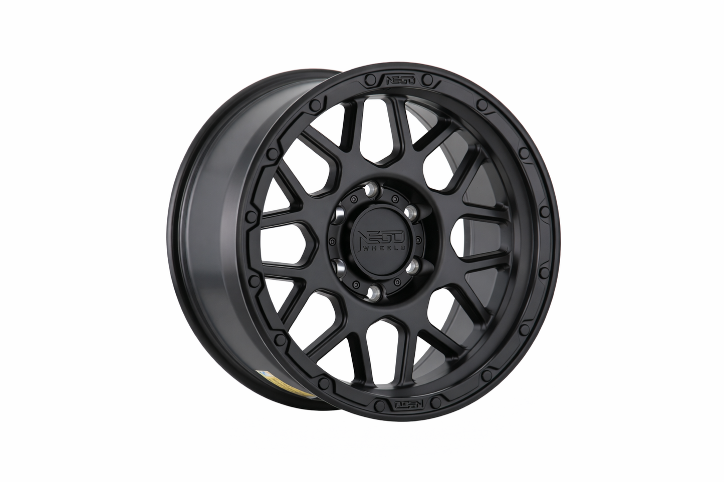 E915 Satin Black 17x8.5 ET0 5.127 - Square Set (4 Wheels)