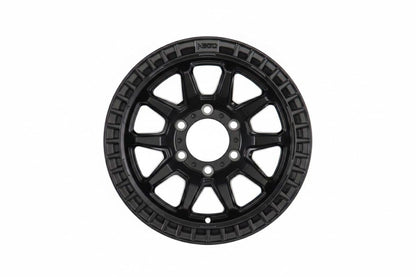 E916 Satin Black 17x8.5 ET0 6.139 - Square Set (4 Wheels)