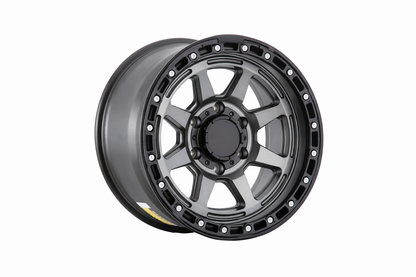 E920 Satin Gunmetal Satin Black Li 17x8.5 ET0 6.139 - Square Set (4 Wheels)