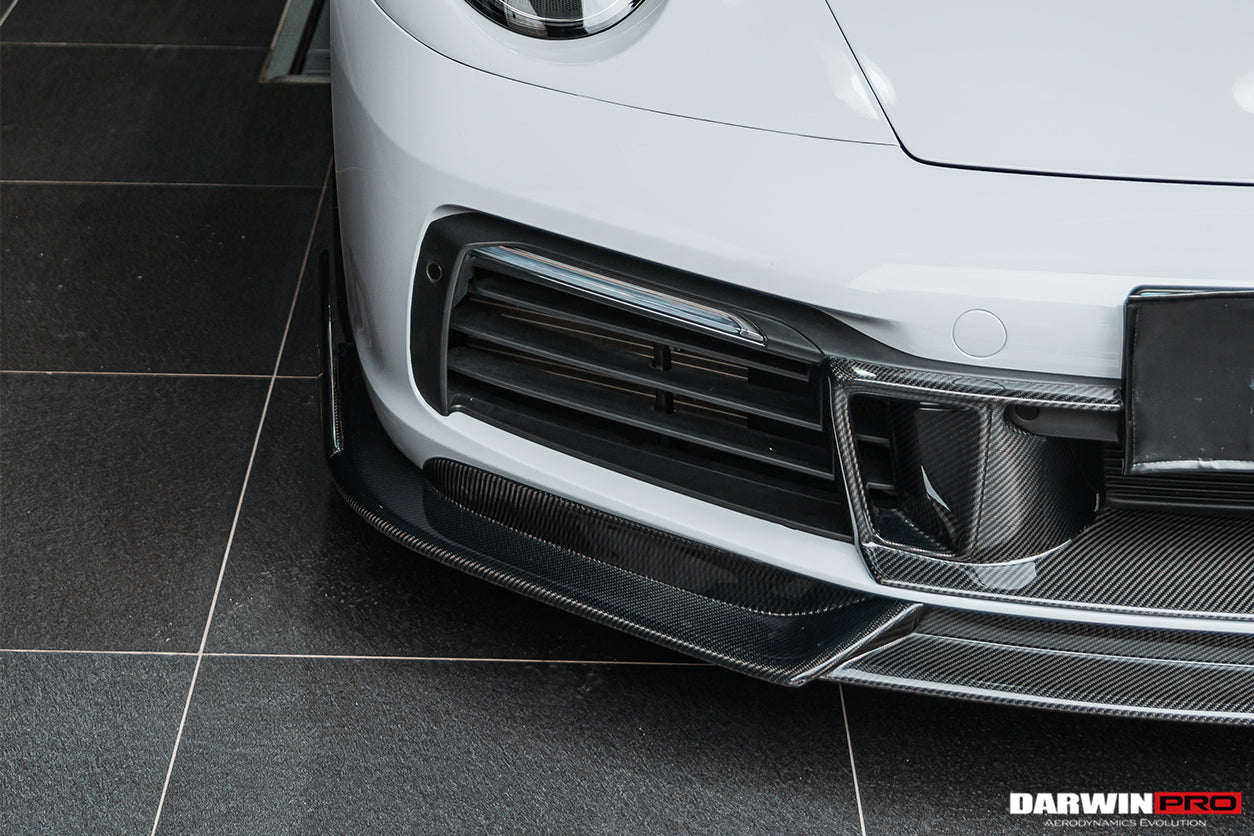 2019-2023 Porsche 911 992 Carrera S/4/4S/Targa/Cabriolet BKSS Style Front Middle Lip - DarwinPRO Aerodynamics