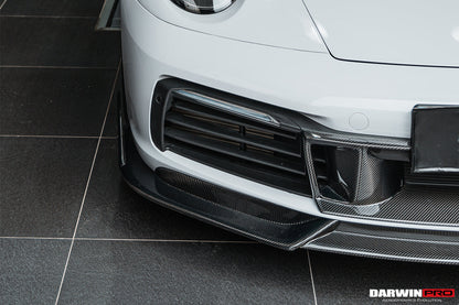 2019-2023 Porsche 911 992 Carrera S/4/4S/Targa/Cabriolet BKSS Style Front Middle Lip - DarwinPRO Aerodynamics