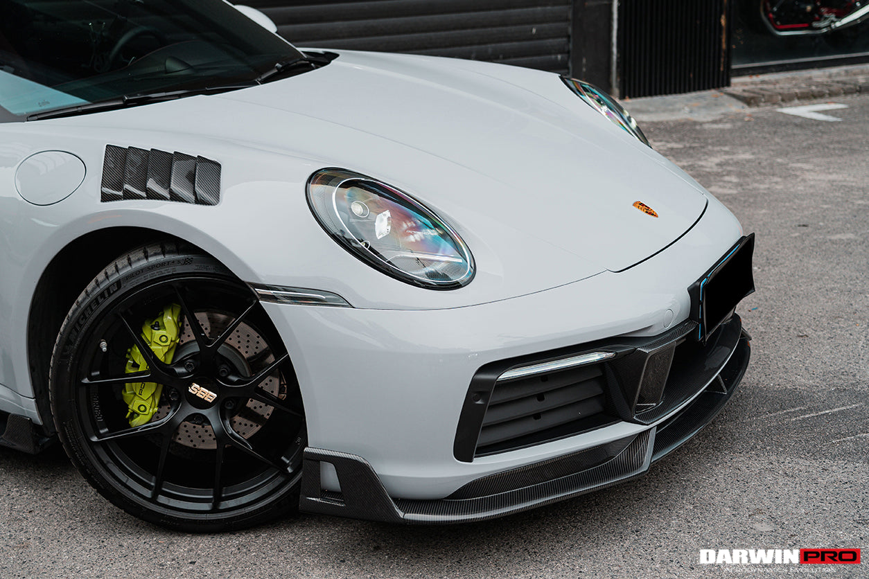 2019-2023 Porsche 911 992 Carrera S/4/4S/Targa/Cabriolet BKSS Style Front Lip - DarwinPRO Aerodynamics