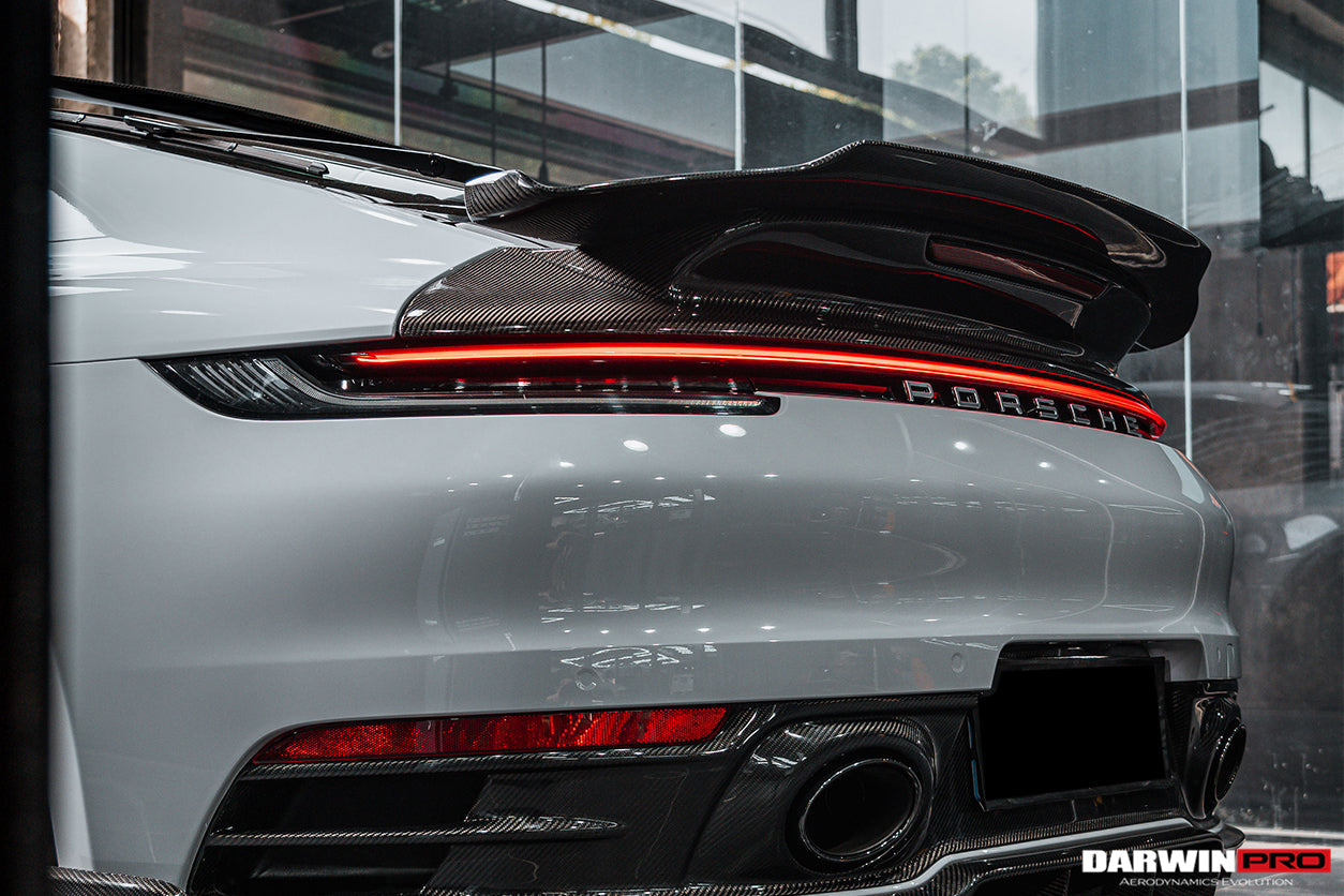 2019-2023 Porsche 911 992 Carrera S/4/4S BKSSII Style Trunk Wing - DarwinPRO Aerodynamics