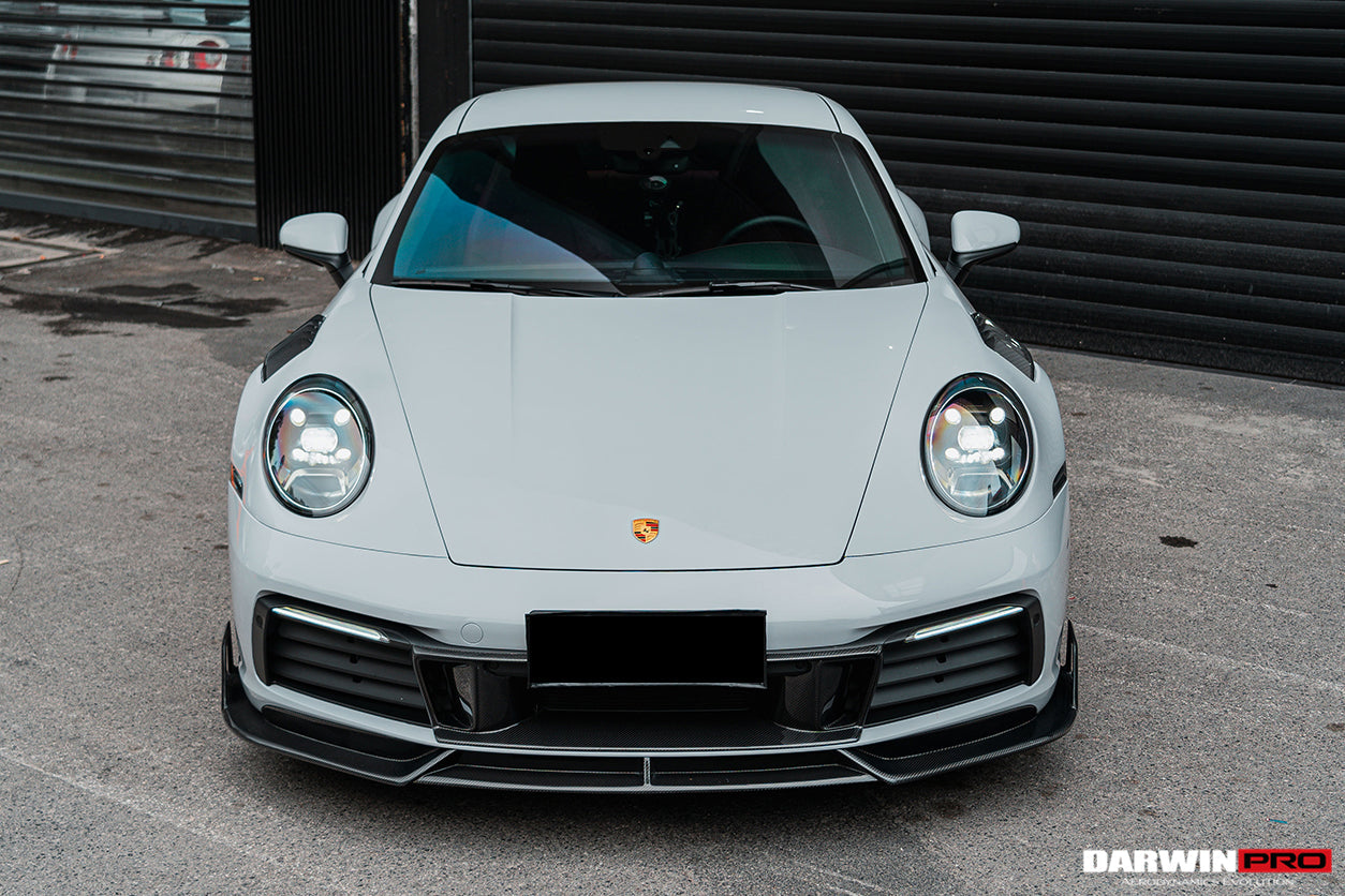 2019-2023 Porsche 911 992 Carrera S/4/4S/Targa/Cabriolet BKSS Style Front Lip - DarwinPRO Aerodynamics