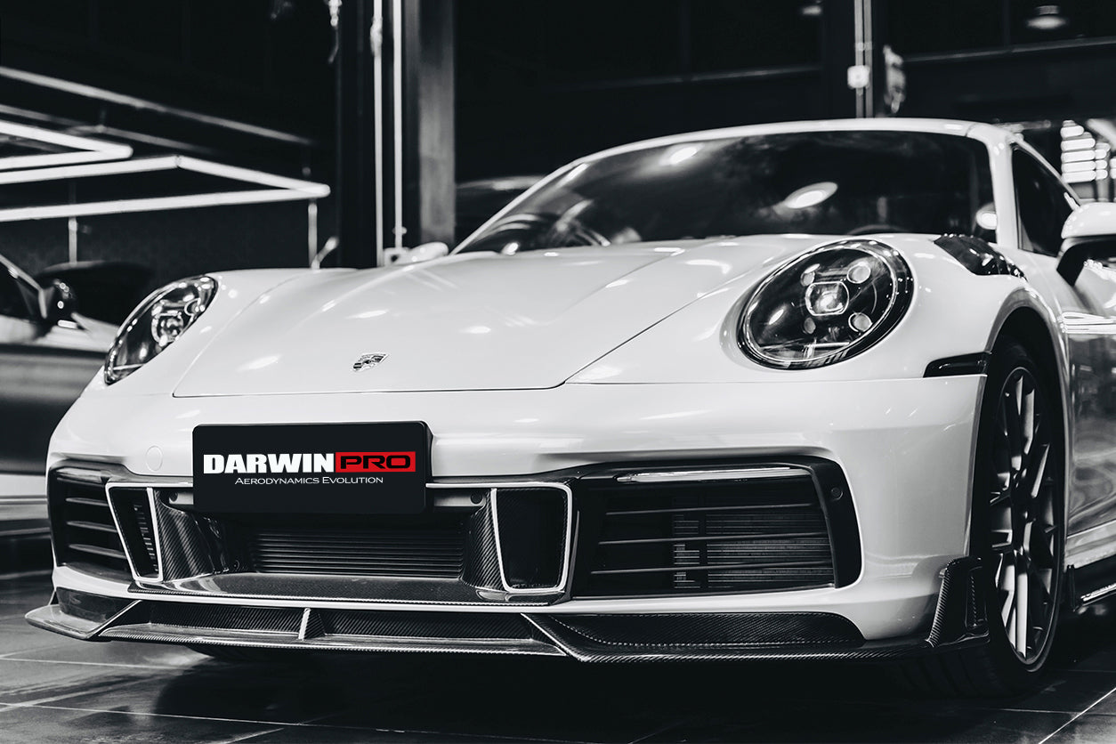 2019-2023 Porsche 911 992 Carrera S/4/4S/Targa/Cabriolet BKSS Style Front Lip - DarwinPRO Aerodynamics
