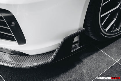 2019-2023 Porsche 911 992 Carrera S/4/4S/Targa/Cabriolet BKSS Style Front Lip - DarwinPRO Aerodynamics