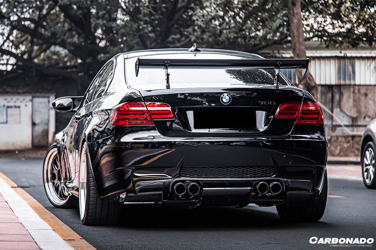 2008-2012 BMW M3 E92/E93 VA Style Carbon Fiber Rear Diffuser with Lip - Carbonado