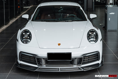 2019-2023 Porsche 911 992 Carrera S/4/4S/Targa/Cabriolet BKSS Style Front Lip - DarwinPRO Aerodynamics