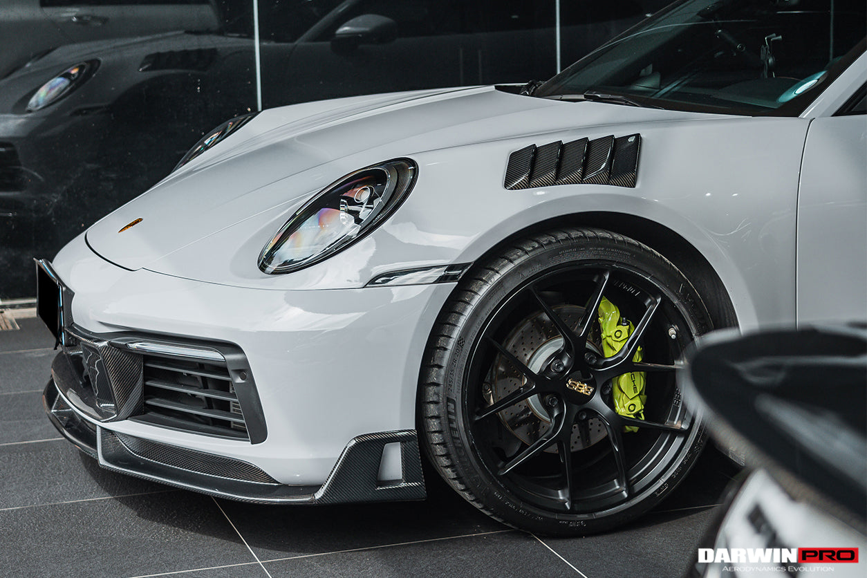 2019-2023 Porsche 911 992 Carrera S/4/4S/Targa/Cabriolet BKSS Style Front Lip - DarwinPRO Aerodynamics