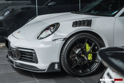 2019-2023 Porsche 911 992 Carrera S/4/4S/Targa/Cabriolet BKSS Style Front Fender - DarwinPRO Aerodynamics