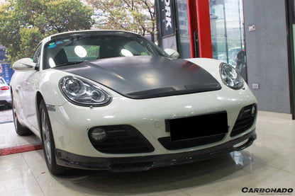 2005-2012 Porsche 987 Cayman/Boxster and 997 Carrera TA Style Hood - Carbonado Aero