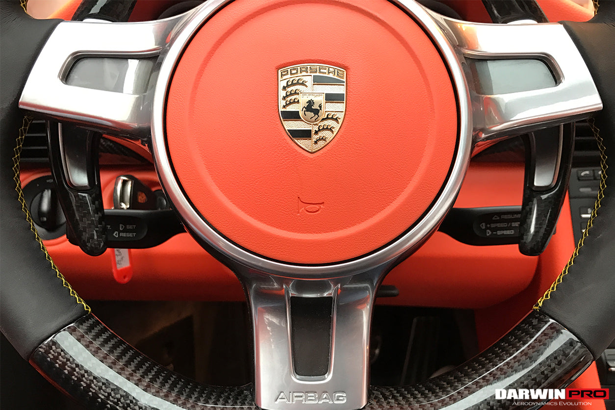 2009-2015 Porsche 911 997 991.1 Autoclave Carbon Fiber Shift Paddles - DarwinPRO Aerodynamics