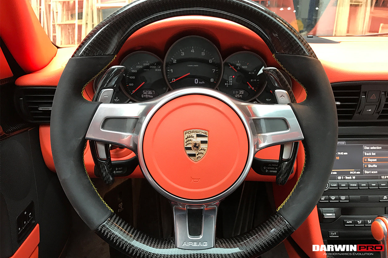 2009-2015 Porsche 911 997 991.1 Autoclave Carbon Fiber Shift Paddles - DarwinPRO Aerodynamics