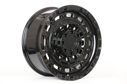 E931 Gloss Black 20x9.0 ET20 6.139 - Square Set (4 Wheels)