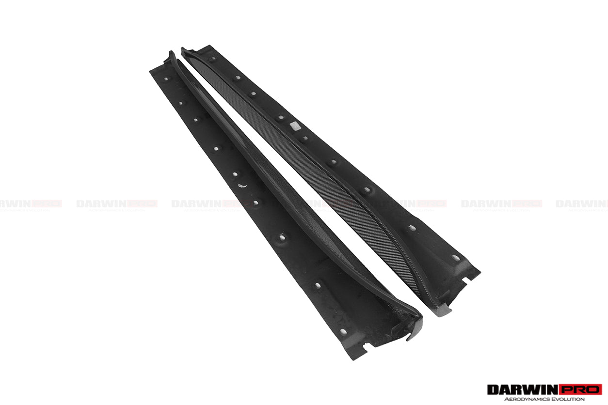 2013-2019 Porsche 991 Turbo/S GT2RS Carbon Fiber Side Skirts - DarwinPRO Aerodynamics