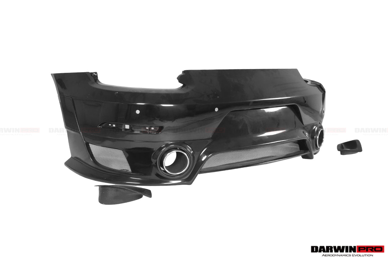 2013-2019 Porsche 911 991 Turbo/S GT2RS Style Partial Carbon Fiber Rear Bumper - DarwinPRO Aerodynamics