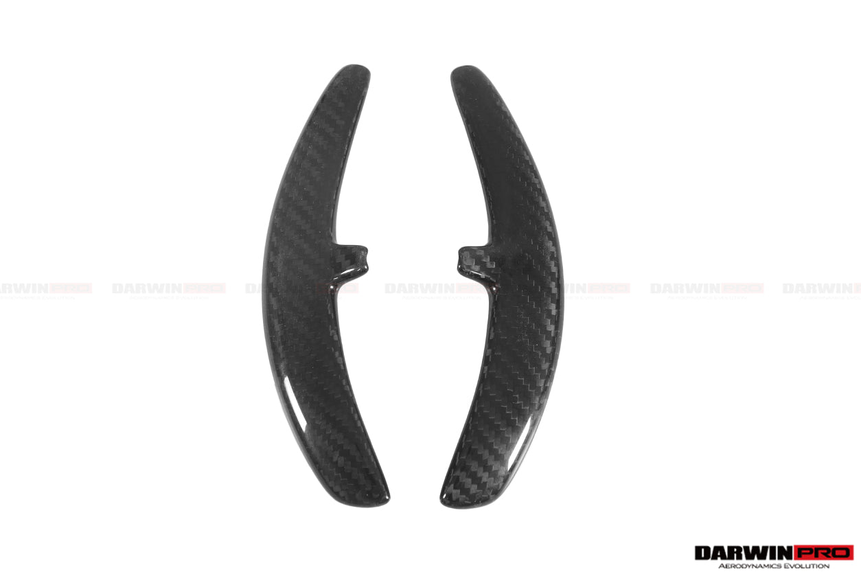 DarwinPRO 2016-2023 Porsche 911 991.2 718 981 MACAN Autoclave Carbon Fiber Shift Paddles - DarwinPRO Aerodynamics