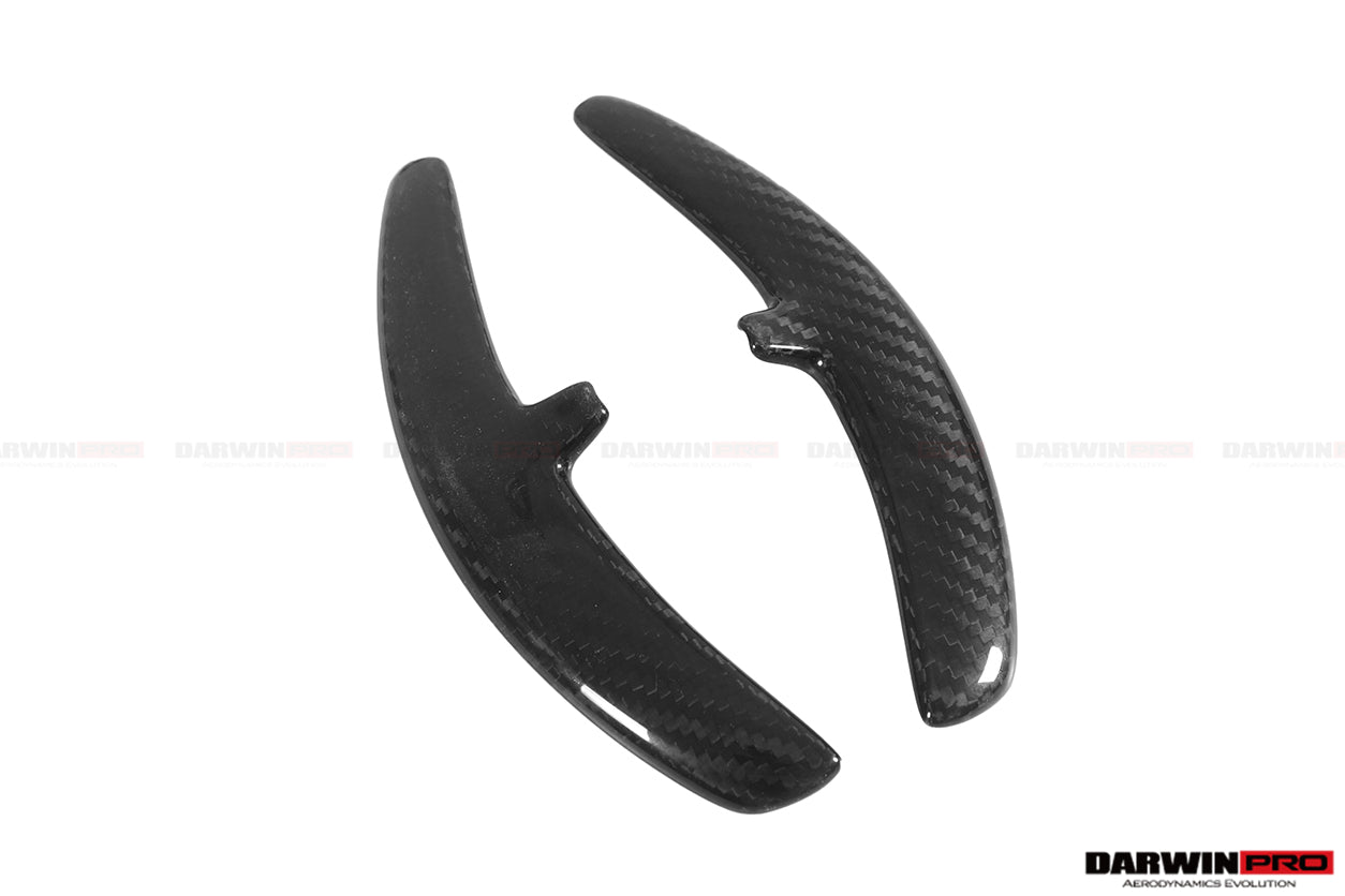 2016-2023 Porsche 911 991.2 718 981 MACAN Autoclave Carbon Fiber Shift Paddles - DarwinPRO Aerodynamics