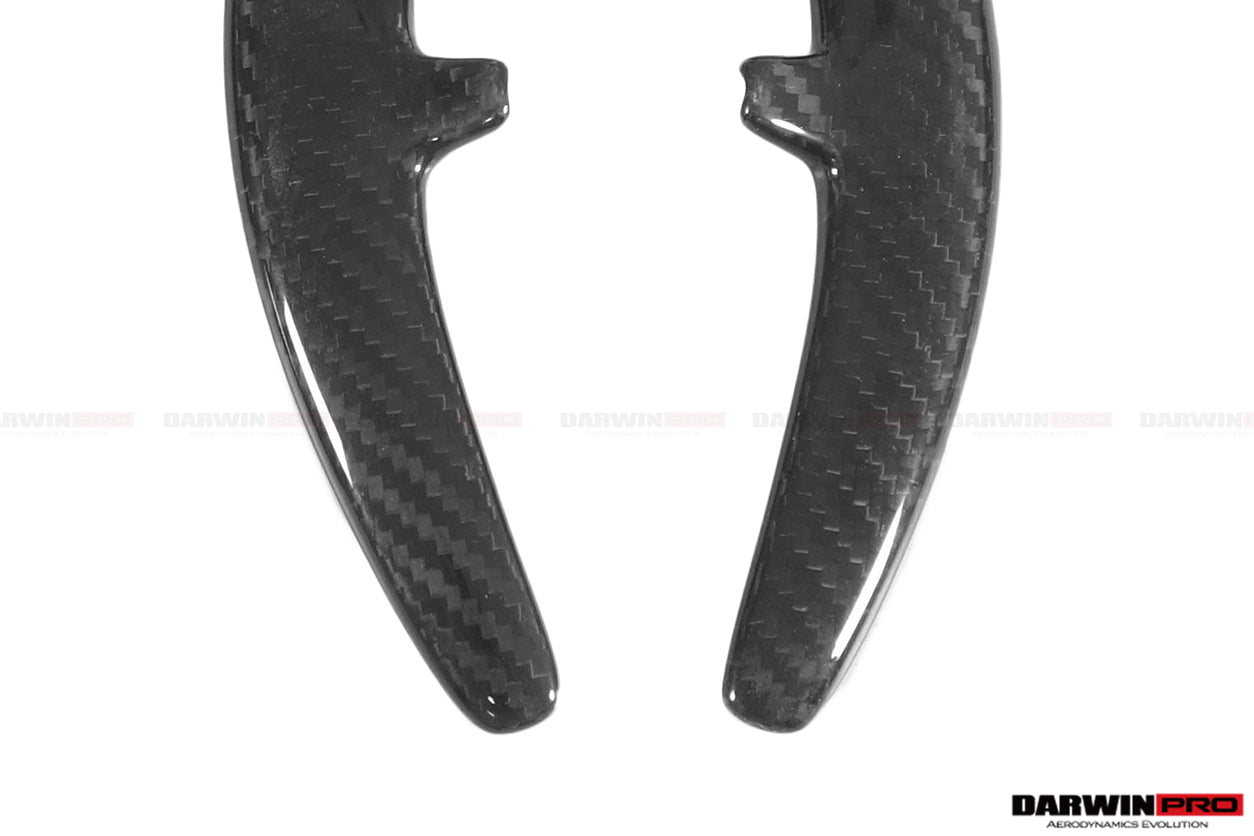 2016-2023 Porsche 911 991.2 718 981 MACAN Autoclave Carbon Fiber Shift Paddles - DarwinPRO Aerodynamics