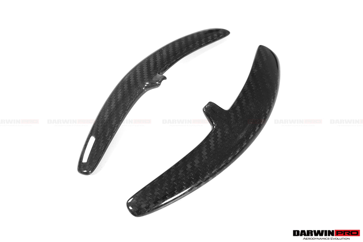 2016-2023 Porsche 911 991.2 718 981 MACAN Autoclave Carbon Fiber Shift Paddles - DarwinPRO Aerodynamics