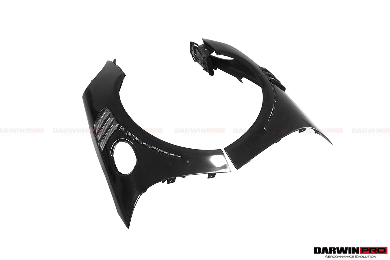 2012-2015 Porsche 911 991.1 Carrera/S Targa 4/4S GT2RS Style Partial Carbon Fiber Fender - DarwinPRO Aerodynamics