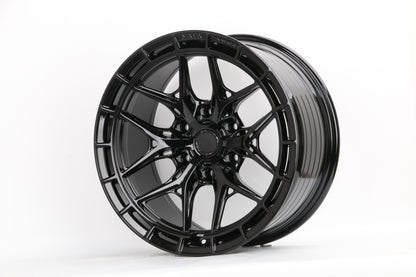 E932 Gloss Black 20x9.0 ET15 6.139 - Square Set (4 Wheels)