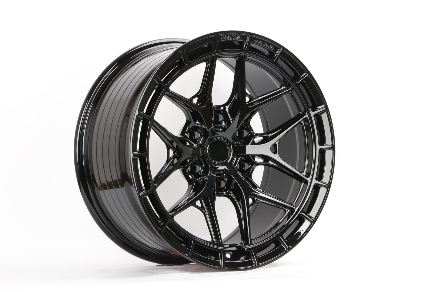 E932 Gloss Black 20x9.0 ET15 6.139 - Square Set (4 Wheels)