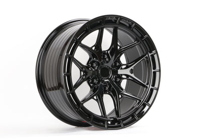 E932 Gloss Black 20x9.0 ET15 6.139 - Square Set (4 Wheels)