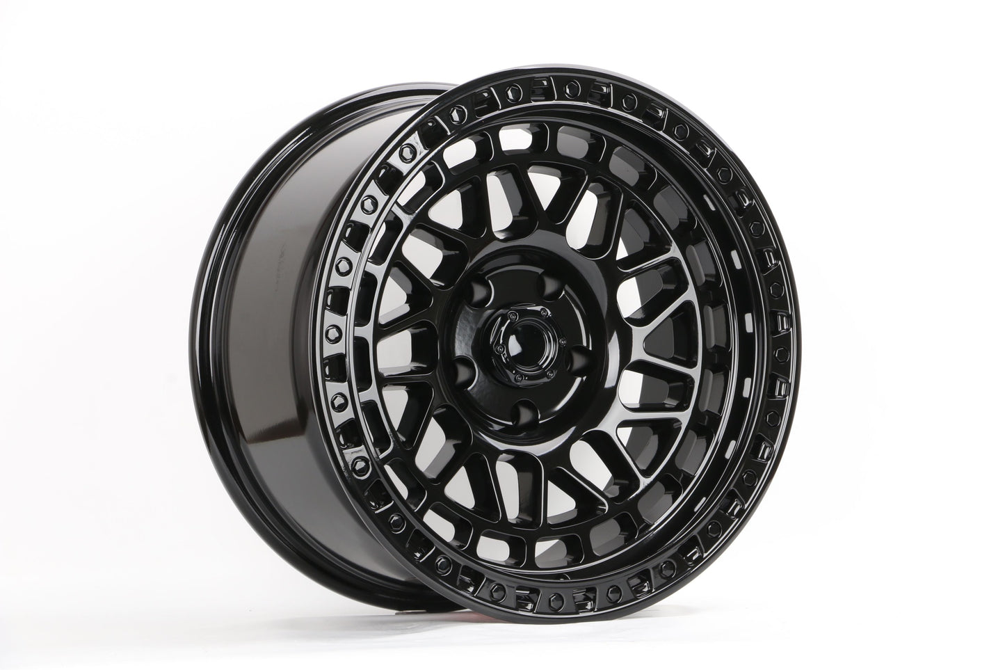 E934 Gloss Black 18x9.0 ET0 6.139 - Square Set (4 Wheels)