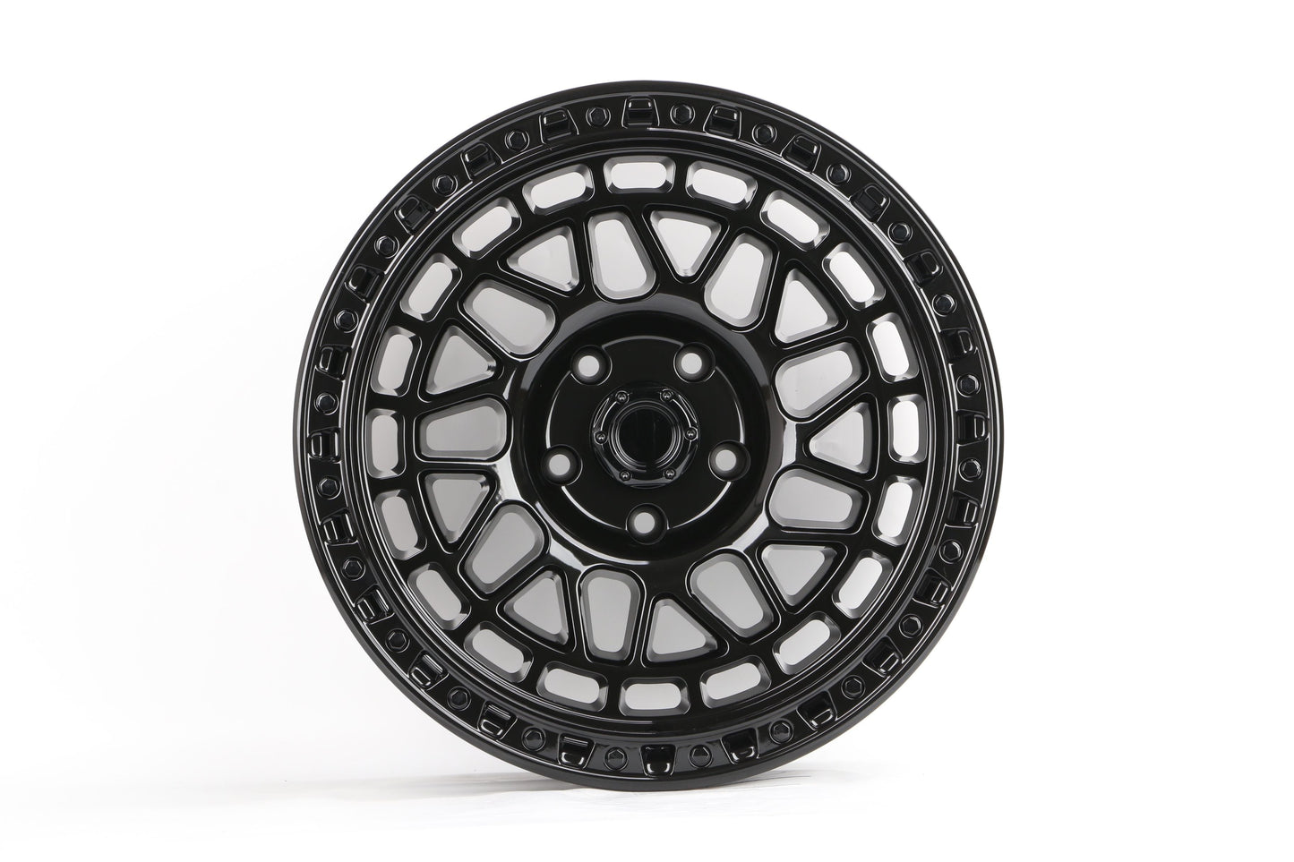 E934 Gloss Black 18x9.0 ET0 6.139 - Square Set (4 Wheels)