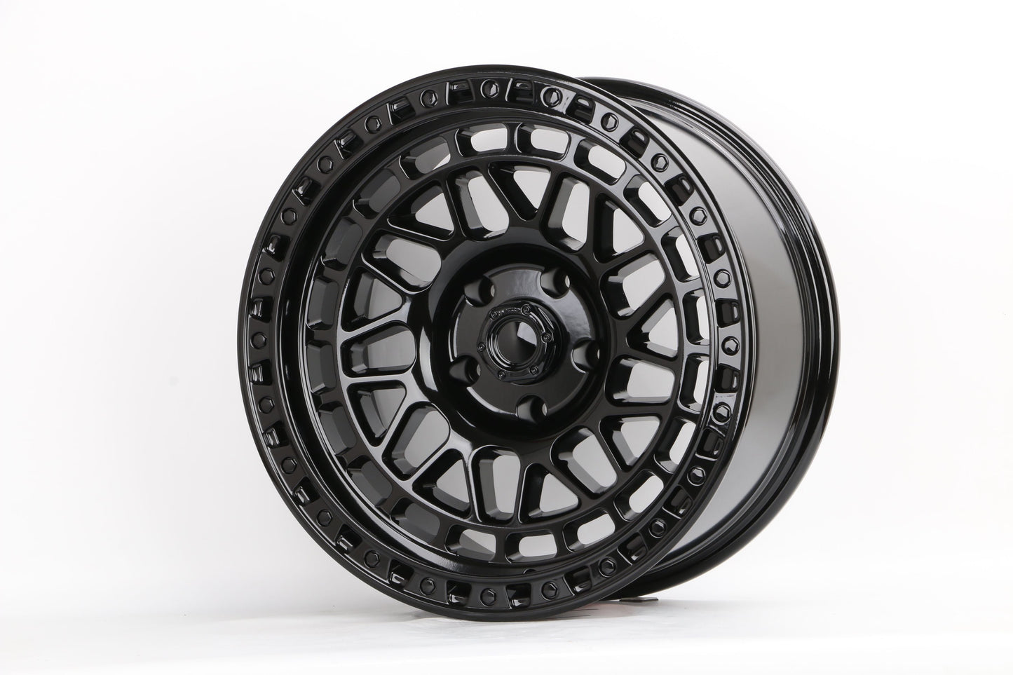 E934 Gloss Black 18x9.0 ET0 6.139 - Square Set (4 Wheels)