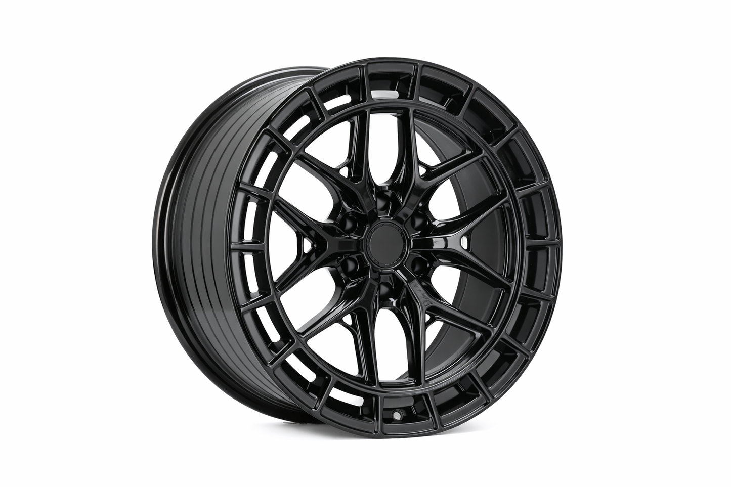 E938 Gloss Black 20x9 ET22 6.139 – (Square Set of 4)