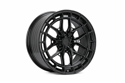 E938 Gloss Black 20x9 ET22 6.139 – (Square Set of 4)