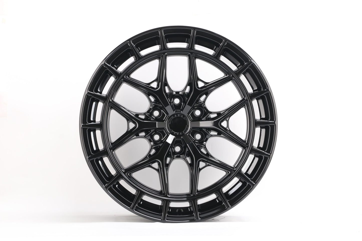 E938 Gloss Black 20x9 ET22 6.139 – (Square Set of 4)