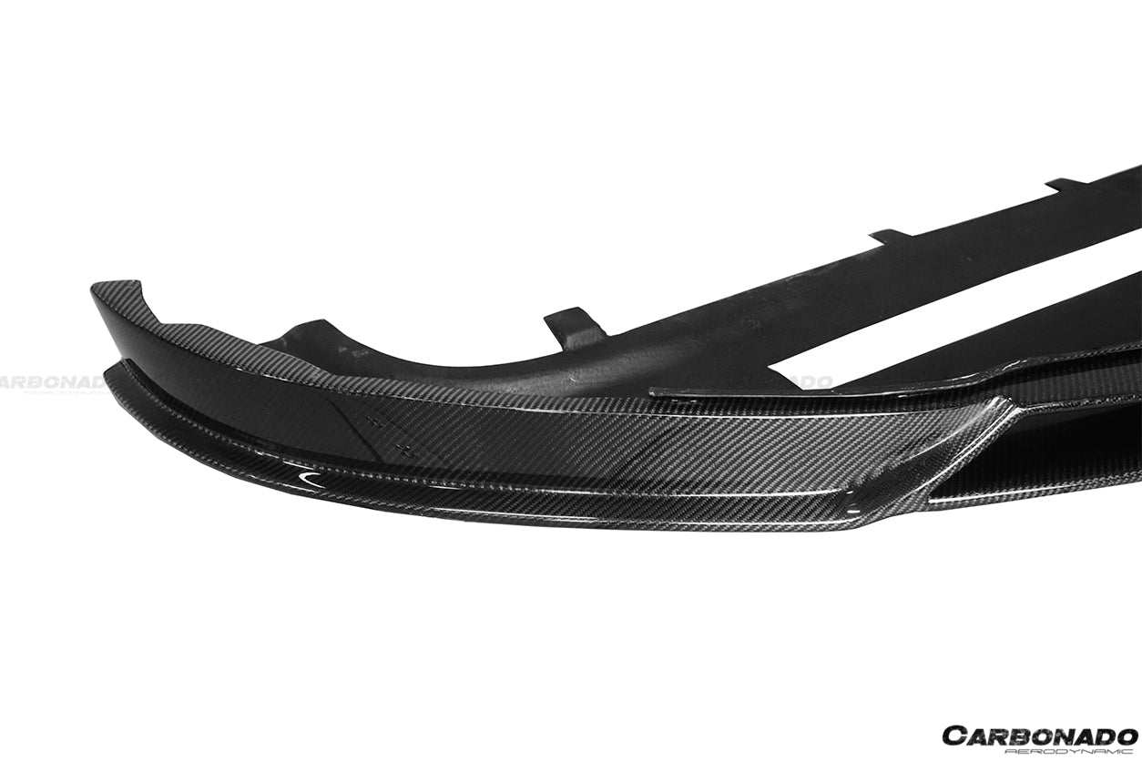 2012-2015 Tesla S Pre-facelift RS Style Carbon Fiber Front Lip - Carbonado