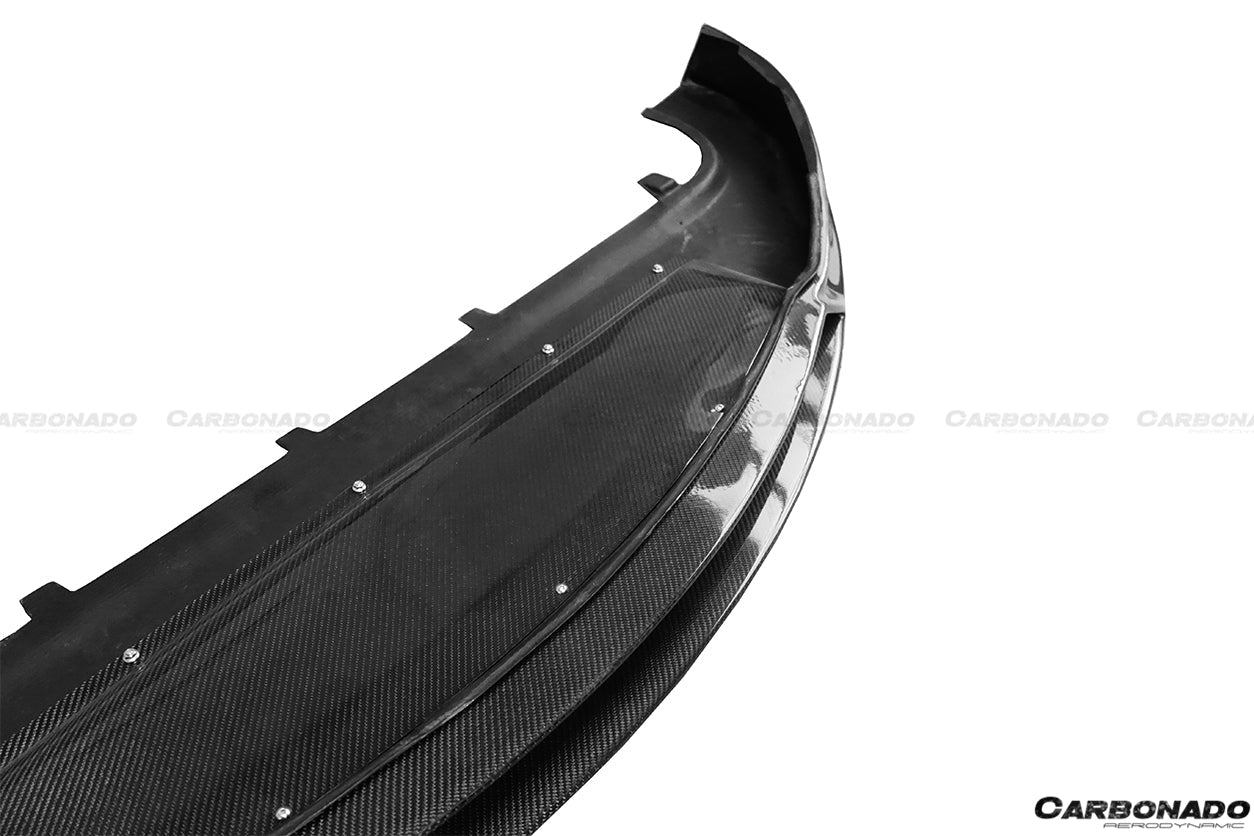 2012-2015 Tesla S Pre-facelift RS Style Carbon Fiber Front Lip - Carbonado