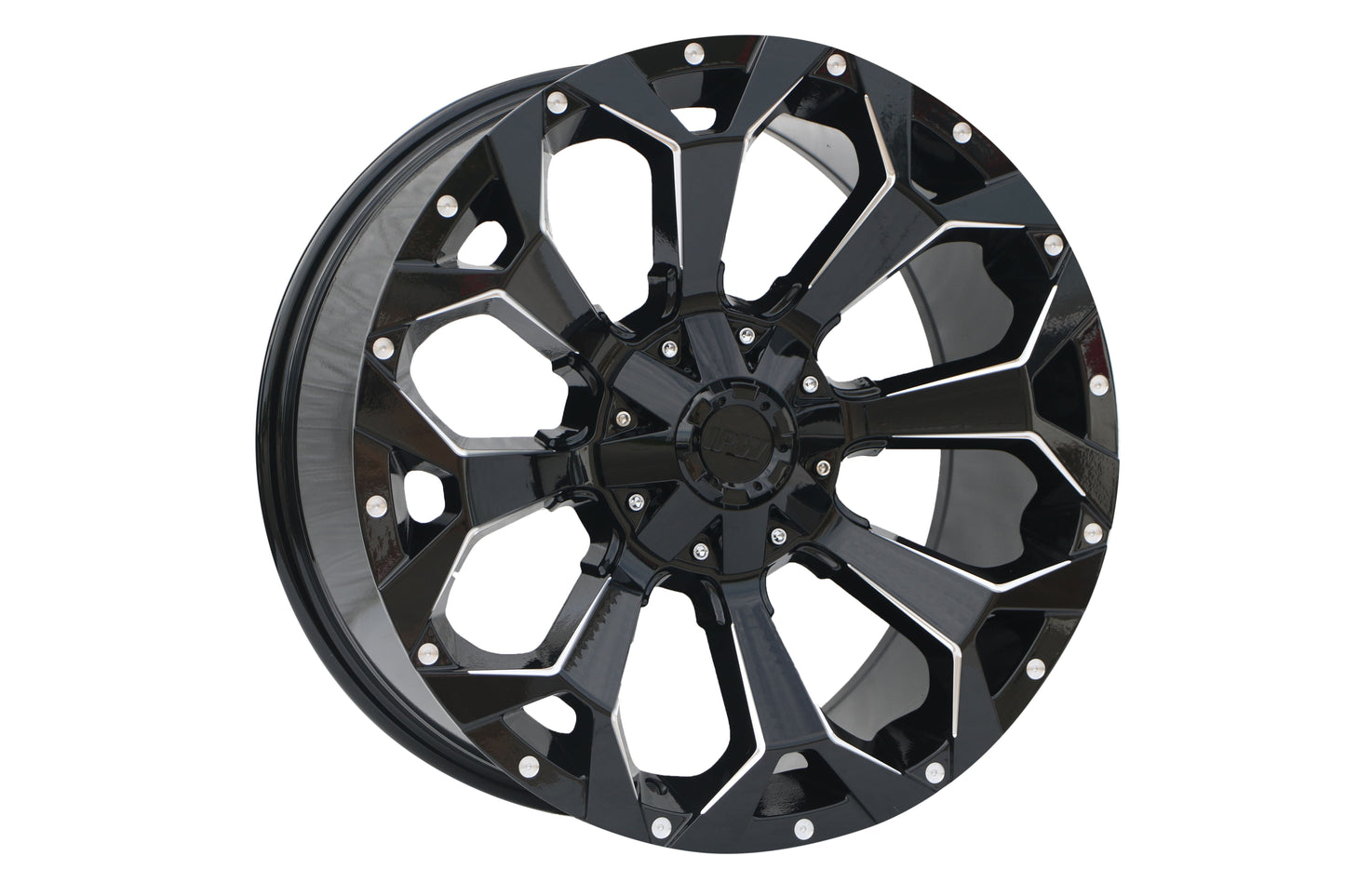 E950 Gloss Black Milled 22x10.0 ET0 5.127.114 - Square Set (4 Wheels)