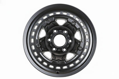 E952 Satin Black 17x9 ET-12 5.127 – (Square Set of 4)