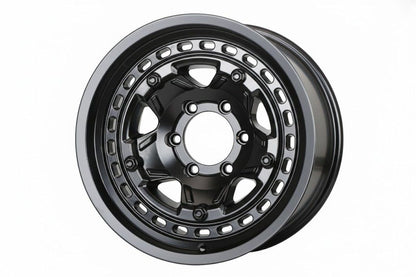 E952 Satin Black 17x9 ET-12 5.127 – (Square Set of 4)