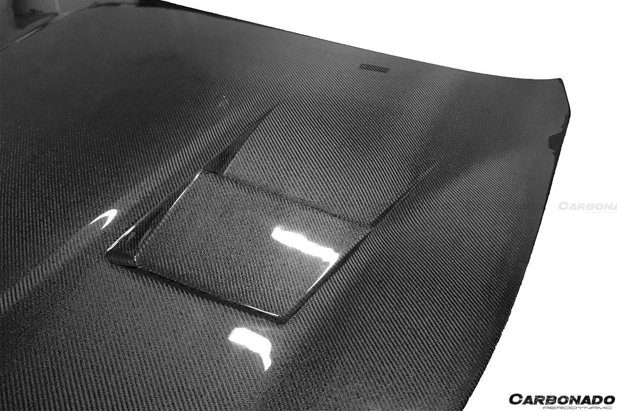 2008-2018 Maserati GranTurismo DC Style Hood - Carbonado Aero