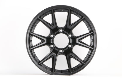 E960 Satin Black 17x8.5 ET0 6.139 – (Square Set of 4)