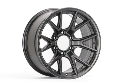 E960 Satin Black 17x8.5 ET0 6.139 – (Square Set of 4)